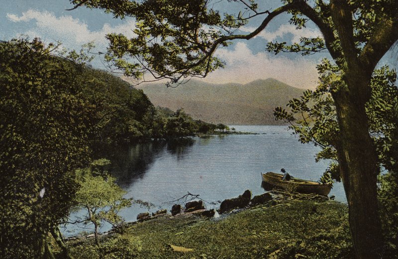 Irlandia Południowa: W Innisfallen, Killarney (kolorowe zdjęcie) autorstwa Photographer Irish