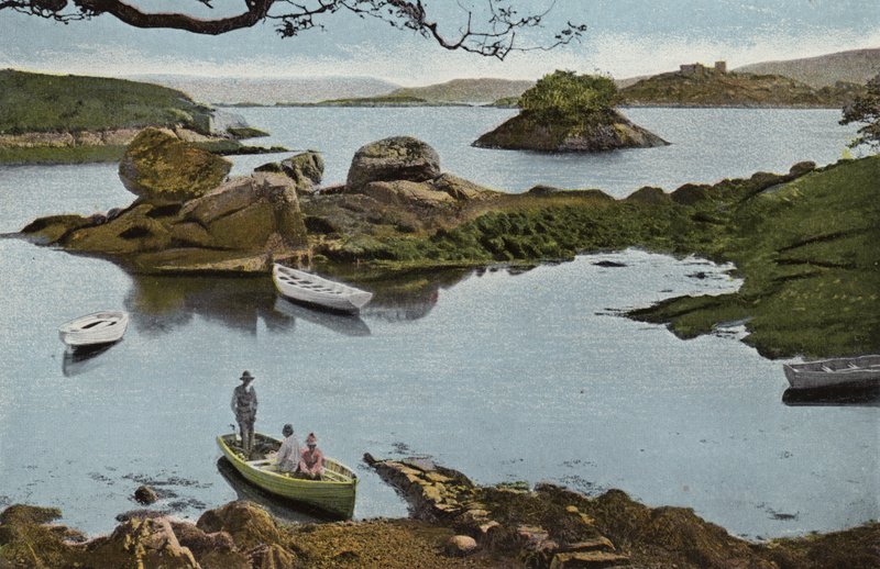 Irlandia Południowa: Port Glengarriff, Hrabstwo Cork (kolorowe zdjęcie) autorstwa Photographer Irish