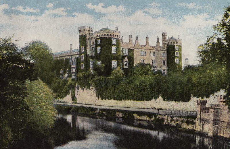 Irlandia Południowa: Zamek Kilkenny, Kilkenny (kolorowe zdjęcie) autorstwa Photographer Irish