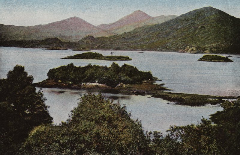 Irlandia Południowa: Sugar Loaf Mountain, Glengarriff, Hrabstwo Cork (kolorowe zdjęcie) autorstwa Photographer Irish