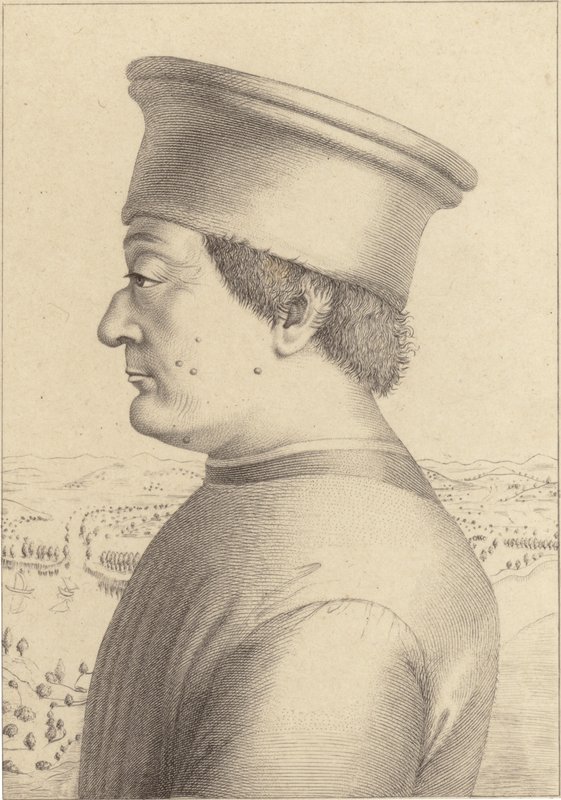 Federico da Montefeltro autorstwa Piero della Francesca