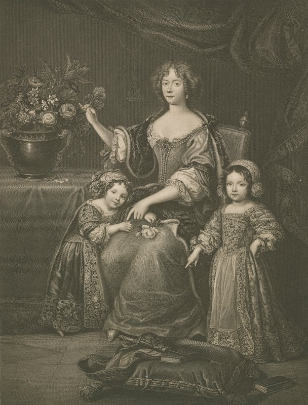 Henrietta Stuart, księżna D?Orleańska? autorstwa After Pierre Mignard