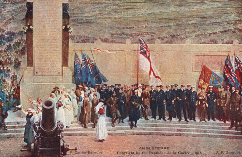 Angleterre (kolor lito) autorstwa Pierre Carrier Belleuse