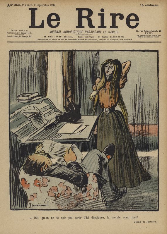 Ilustracja do Le Rire autorstwa Pierre Georges Jeanniot