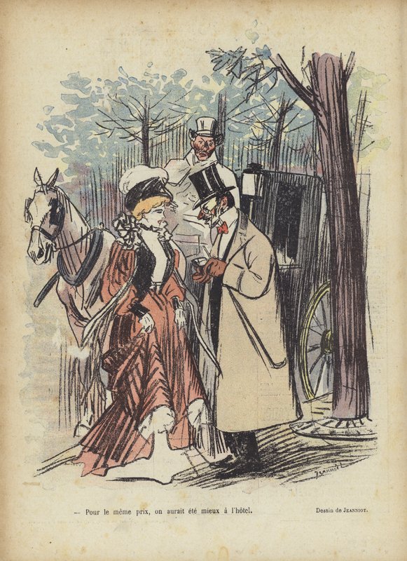 Ilustracja do Le Rire autorstwa Pierre Georges Jeanniot
