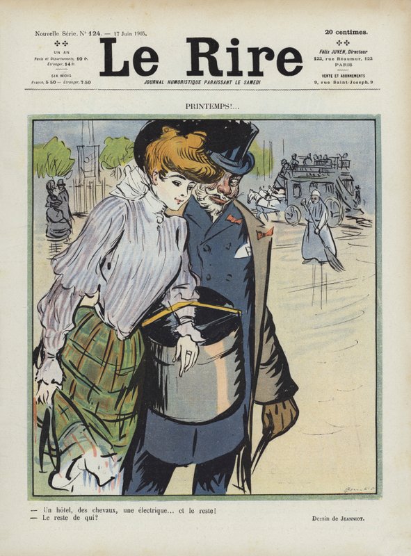 Ilustracja do Le Rire autorstwa Pierre Georges Jeanniot