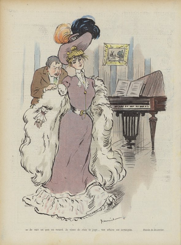 Ilustracja do Le Rire autorstwa Pierre Georges Jeanniot