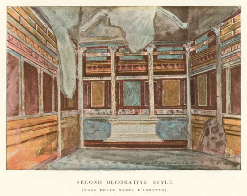 Drugi styl dekoracyjny, House of the Silver Wedding (kolor lito) autorstwa Pierre Gusman