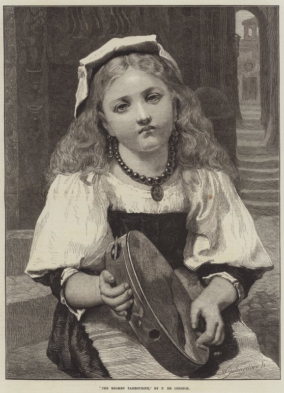 Zepsuty tamburyn autorstwa Pierre Louis de Coninck
