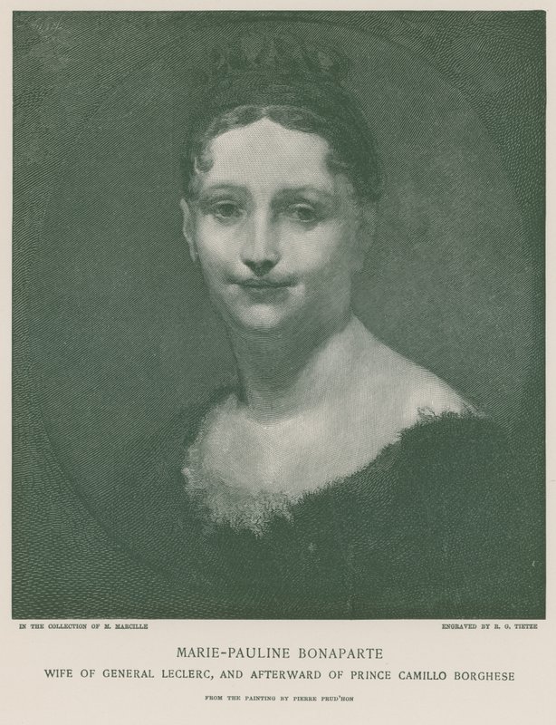 Marie-Pauline Bonaparte autorstwa Pierre Paul Prudhon