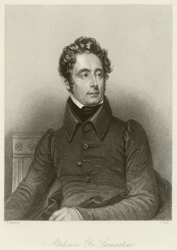 Alfons de Lamartine autorstwa Pierre Petit