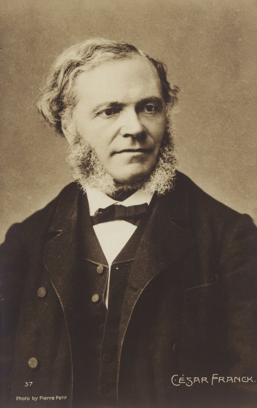 Cesar Franck, urodzony w Belgii kompozytor, pianista, organista i pedagog muzyczny, który w dorosłym życiu pracował w Paryżu (1822-1890) autorstwa Pierre Petit