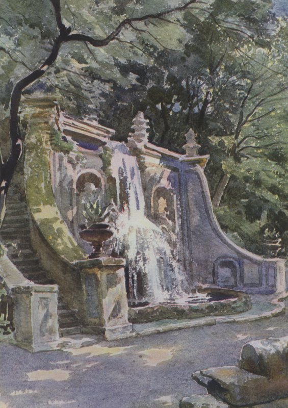 Frascati, Willa Aldobrandini autorstwa Pierre Vignal