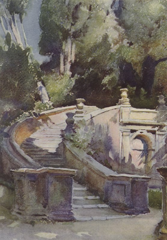 Tivoli, Villa DEste autorstwa Pierre Vignal