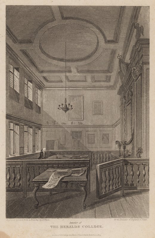 Wnętrze The Heralds College autorstwa Pieter Jansz. Quast