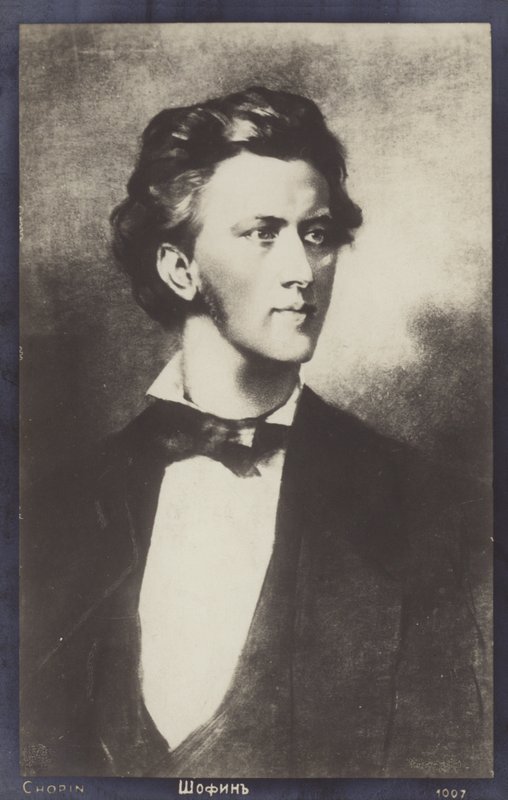 Fryderyk Chopin, polski kompozytor i pianista (1810-1849) autorstwa Polish School
