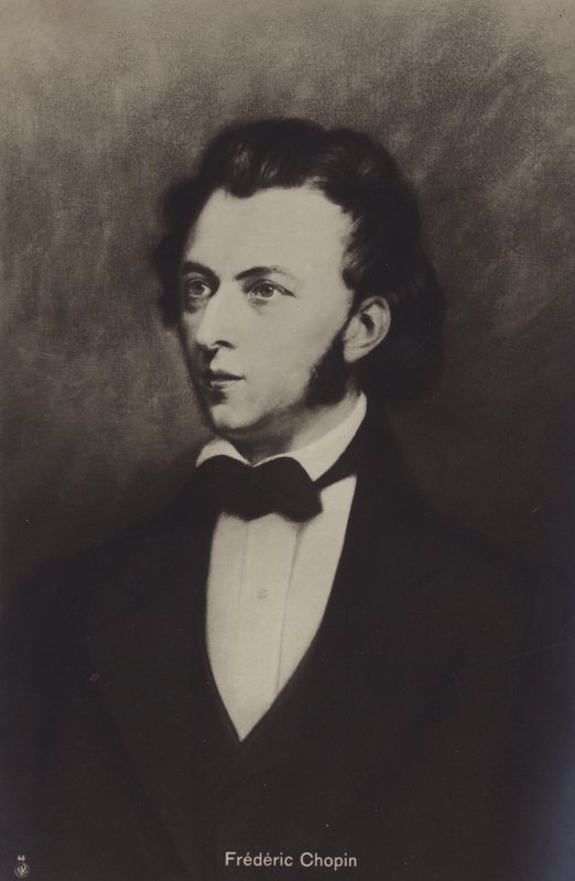 Fryderyk Chopin, polski kompozytor i pianista (1810-1849) autorstwa Polish School