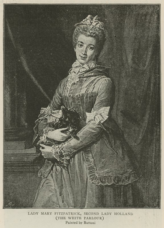 Lady Mary Fitzpatrick, druga lady Holland autorstwa Pompeo Girolamo Batoni
