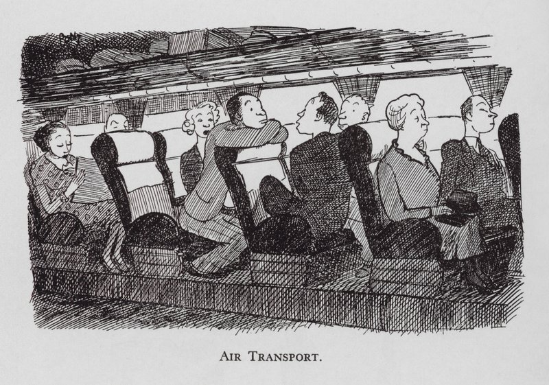 Transport lotniczy (litografia) autorstwa Pont (1908 40)