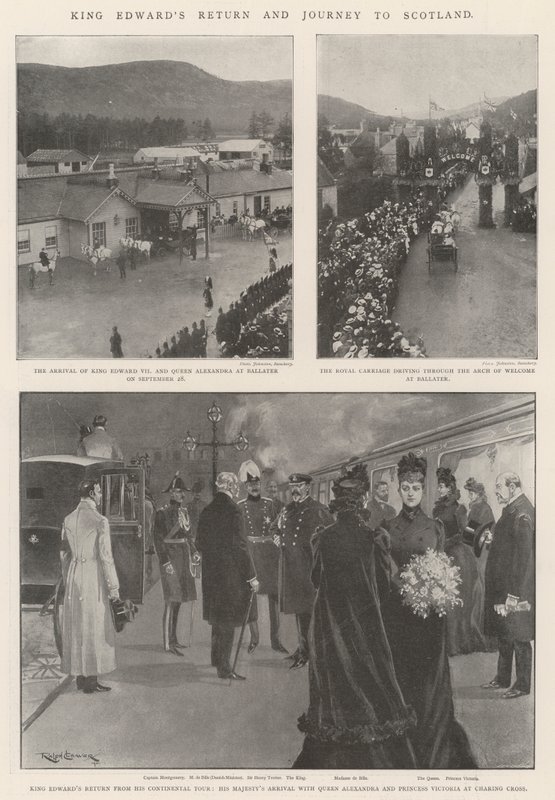 Powrót króla Edwarda i podróż do Szkocji autorstwa Ralph Cleaver