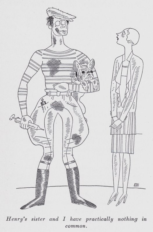 Ilustracja do „But Gentlemen Marry Brunettes” autorstwa Anity Loos (lito) autorstwa Ralph Barton