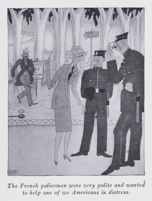 Ilustracja do „But Gentlemen Marry Brunettes” autorstwa Anity Loos (lito) autorstwa Ralph Barton