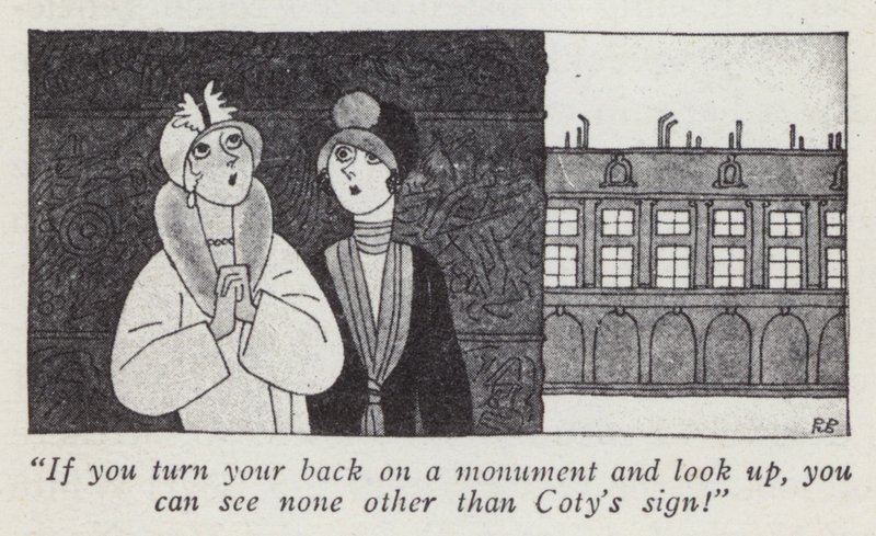 Ilustracja Anita Loos dla Panów Wolą Blondynki (lito) autorstwa Ralph Barton