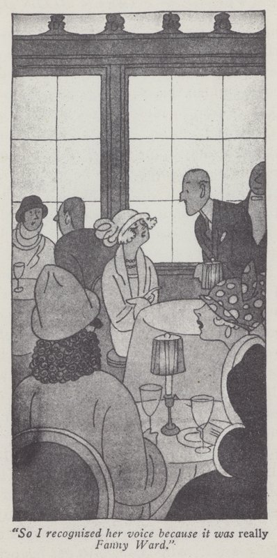 Ilustracja Anita Loos dla Panów Wolą Blondynki (lito) autorstwa Ralph Barton