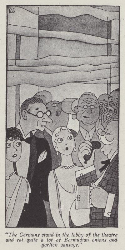 Ilustracja Anita Loos dla Panów Wolą Blondynki (lito) autorstwa Ralph Barton