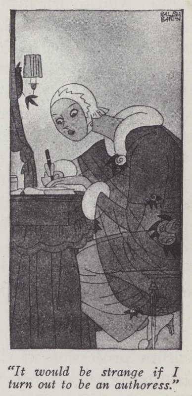 Ilustracja do filmu Gentlemen Prefer Blondes autorstwa Anity Loos (lito) autorstwa Ralph Barton