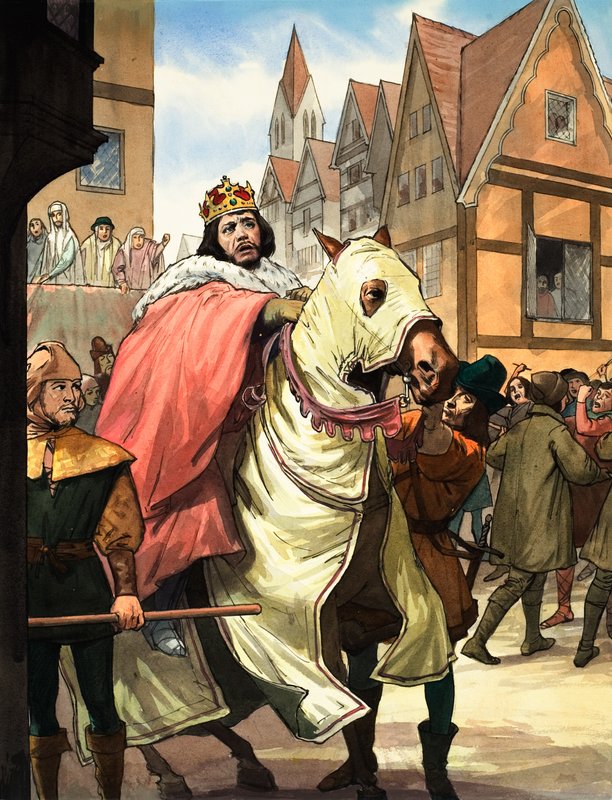 Romans angielskiego teatru (gwasz na papierze) autorstwa Ralph Bruce