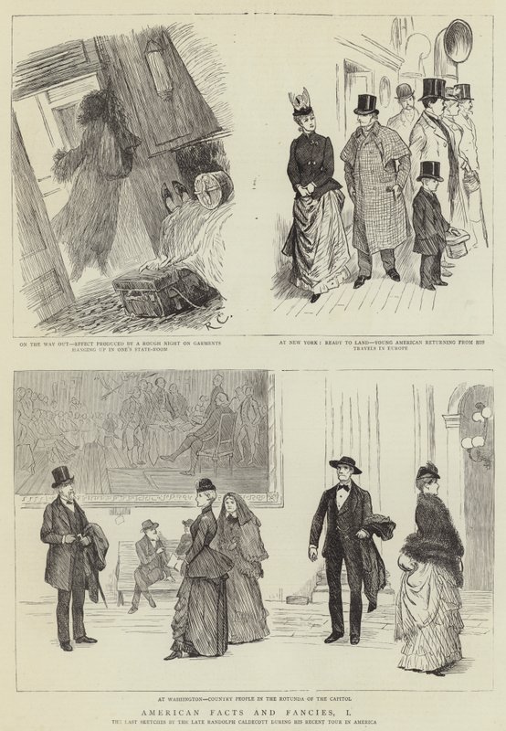 Amerykańskie fakty i fantazje, ja autorstwa Randolph Caldecott