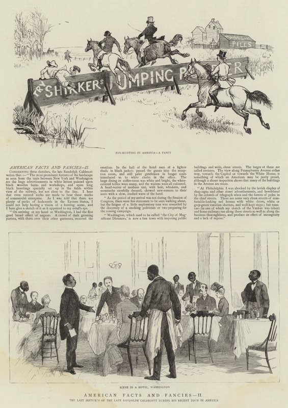 Amerykańskie fakty i fantazje, II autorstwa Randolph Caldecott