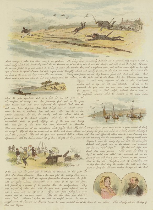 Paul i Virginia, czyli ostatni z przemytników (chromolitho) autorstwa Randolph Caldecott