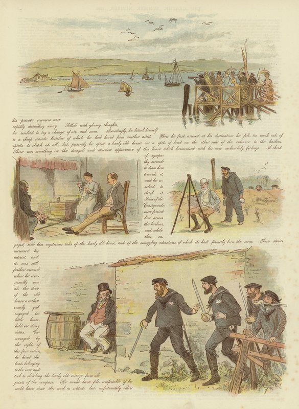 Paul i Virginia, czyli ostatni z przemytników (chromolitho) autorstwa Randolph Caldecott