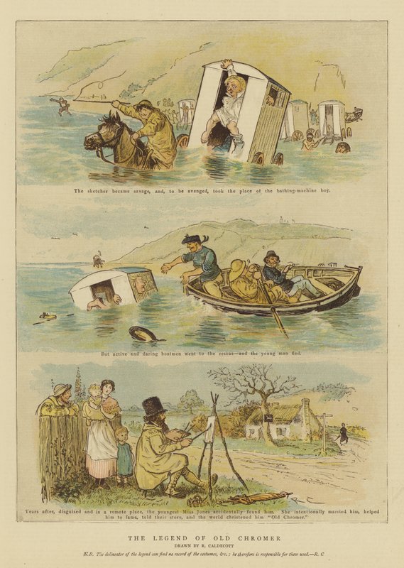 Legenda starego Chromera (chromolitho) autorstwa Randolph Caldecott
