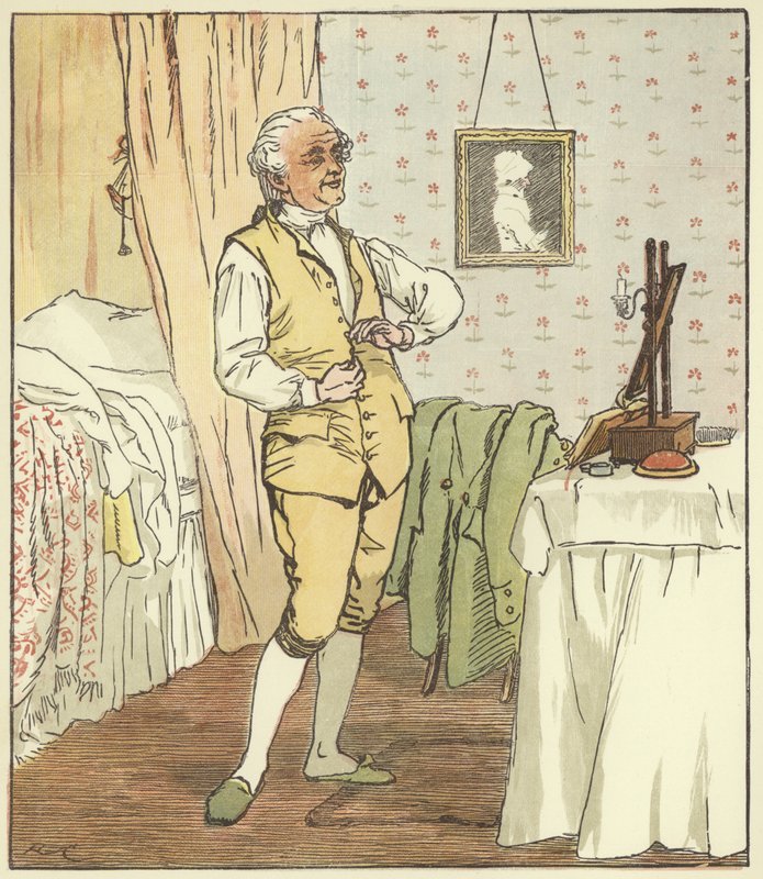 Elegia o śmierci wściekłego psa autorstwa Randolph Caldecott