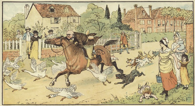 Jan Gilpin autorstwa Randolph Caldecott