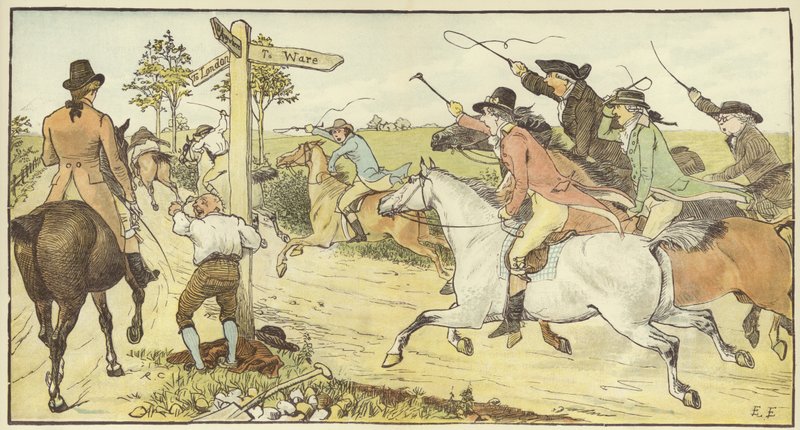 Jan Gilpin autorstwa Randolph Caldecott