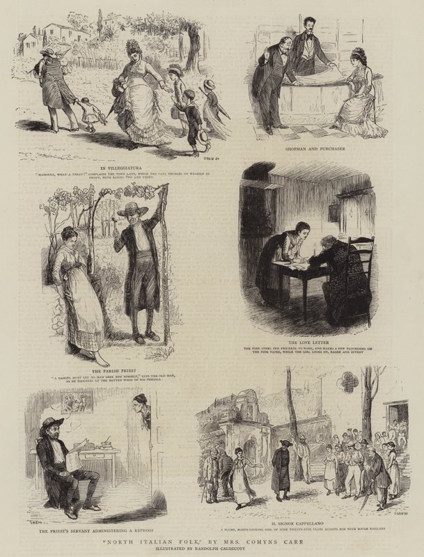 Folk północnowłoski autorstwa Randolph Caldecott
