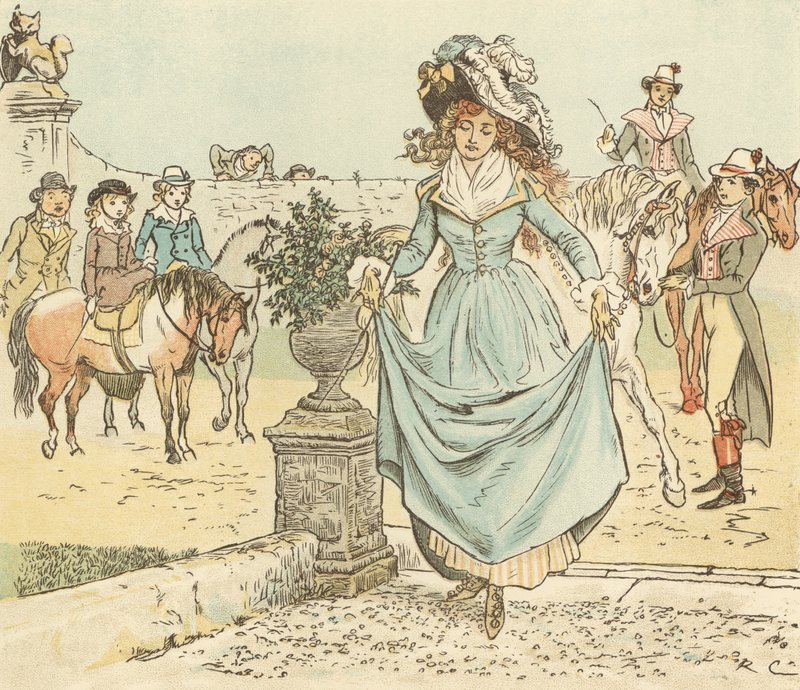 Przejedź się na koniu koguta do Banbury Cross autorstwa Randolph Caldecott