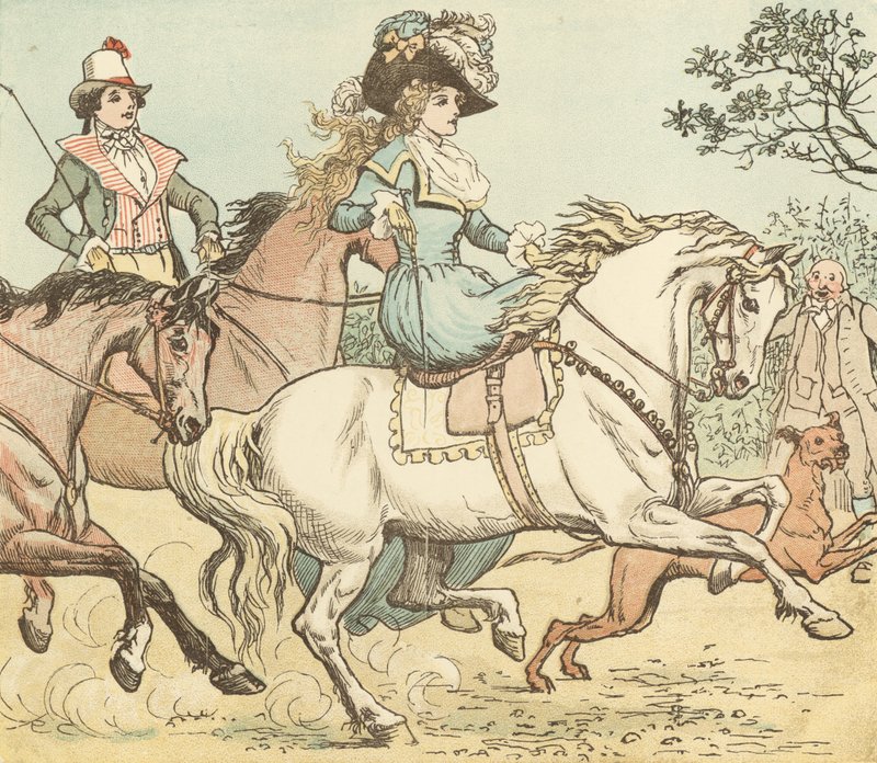 Przejedź się na koniu koguta do Banbury Cross autorstwa Randolph Caldecott