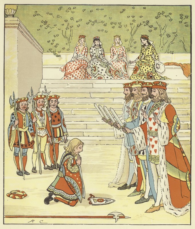 Królowa Kier autorstwa Randolph Caldecott