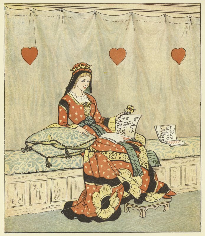 Królowa Kier autorstwa Randolph Caldecott