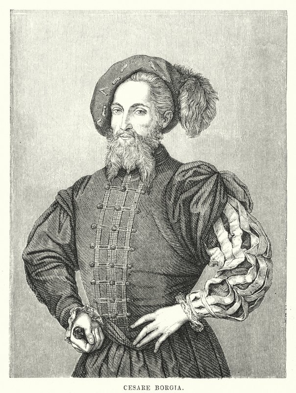 Cesare Borgia autorstwa Raffaello Sanzio Raphael