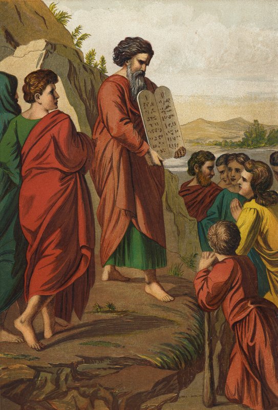 Mojżesz zstępujący z Góry autorstwa Raffaello Sanzio Raphael