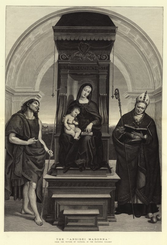 Madonna Ansidei autorstwa Raffaello Sanzio Raphael