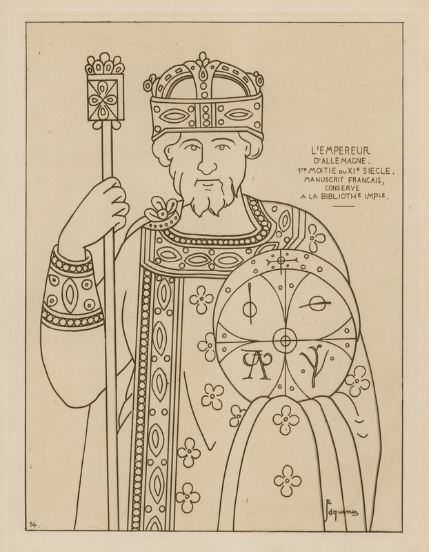 Cesarz Niemiec, pierwsza połowa XI w. autorstwa Raphael Jacquemin