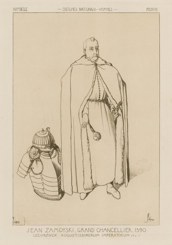 Jan Zamoyski, kanclerz wielki, 1590 autorstwa Raphael Jacquemin