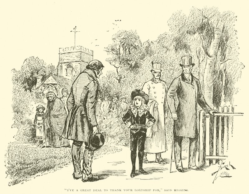 Ilustracja do Małego Lorda Fauntleroy autorstwa Reginald Bathurst Birch